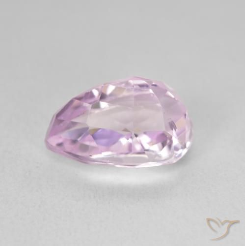 Kunzita Rosa Violeta Roxo Natural 5.91ct, Formato de pêra, VVS-VS