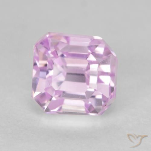 Kunzita Tom Rosa Cereja Natural 2.09ct, Corte Octógono / Esmeralda, VVS-VS