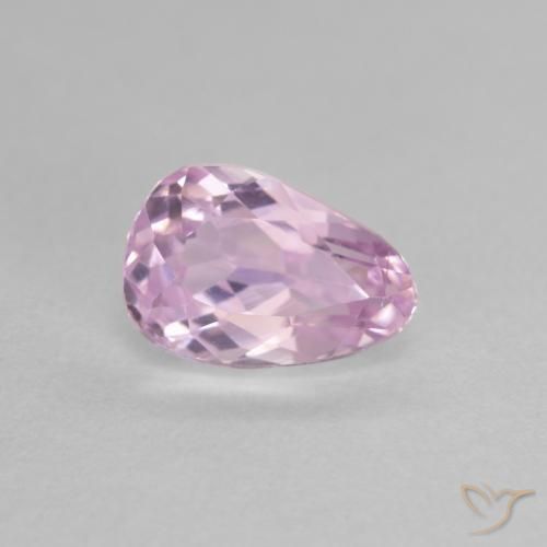 Kunzita Tom Rosa Cereja Natural 2.13ct, Formato de pêra, VVS-VS