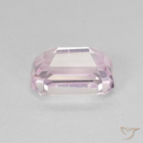 Kunzita rosa médio Natural 3.88ct, Corte Octógono / Esmeralda, VVS-VS