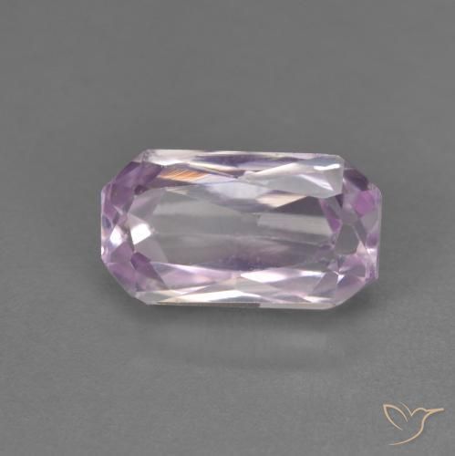 Kunzita rosa médio Natural 2.66ct, Corte Octógono / Esmeralda, VVS-VS