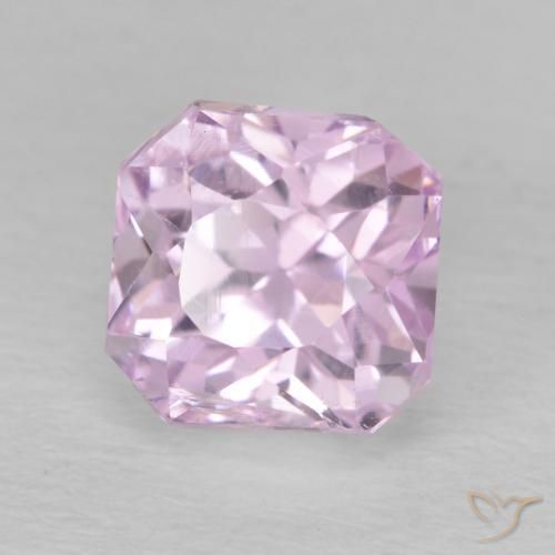 Kunzita Tom Rosa Cereja Natural 2.46ct, Corte Octógono / Esmeralda, VS