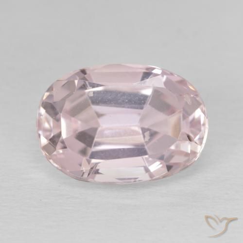 5.48ct Natural Rosa Flamingo Kunzita, oval, VS
