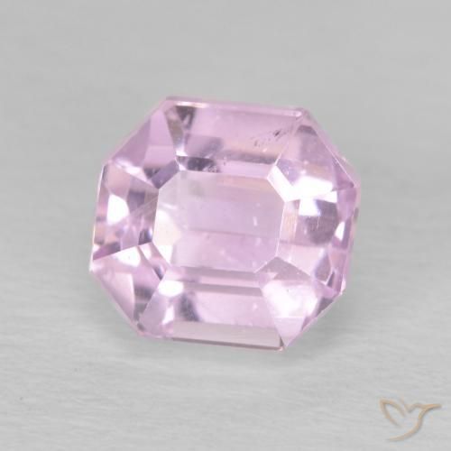 3.02ct Natural Luz rosa Kunzita, Corte Esmeralda, VS