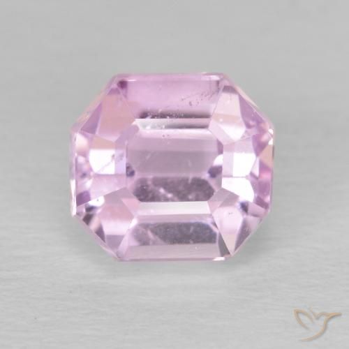 Kunzita Luz rosa Natural 3.02ct, Corte Octógono / Esmeralda, VS