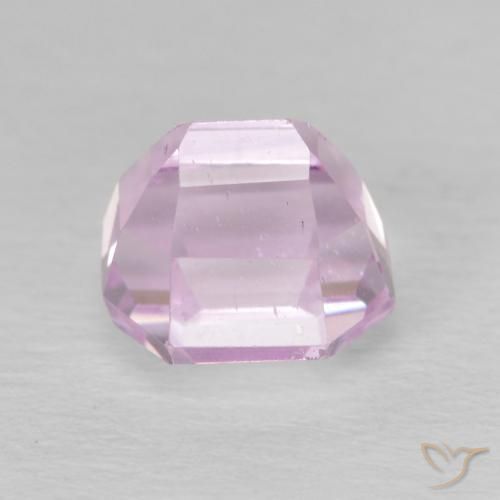 Kunzita Luz rosa Natural 3.02ct, Corte Octógono / Esmeralda, VS