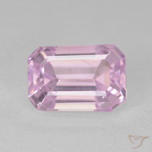 3.87ct Natural Tom Rosa Cereja Kunzita, Corte Esmeralda, VVS