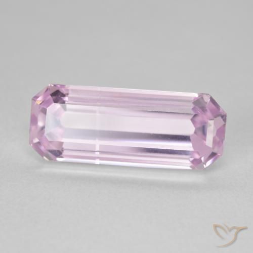 Kunzita Rosa brilhante Natural 7.05ct, Corte Octógono / Esmeralda, VVS