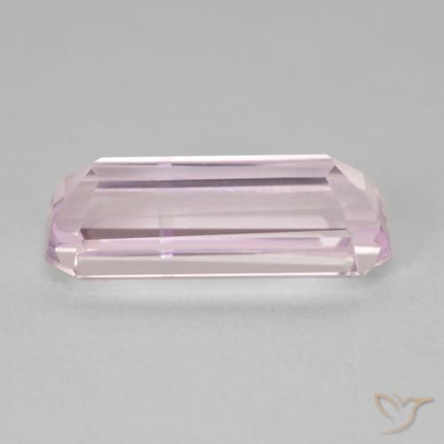 Kunzita Rosa brilhante Natural 7.05ct, Corte Octógono / Esmeralda, VVS