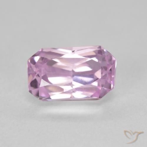 2.52ct Natural rosa médio Kunzita, Corte Esmeralda, VVS-VS