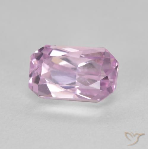 Kunzita rosa médio Natural 2.52ct, Corte Octógono / Esmeralda, VVS-VS