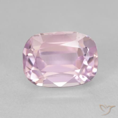 3.84ct Natural Luz rosa Kunzita, Almofada, VVS