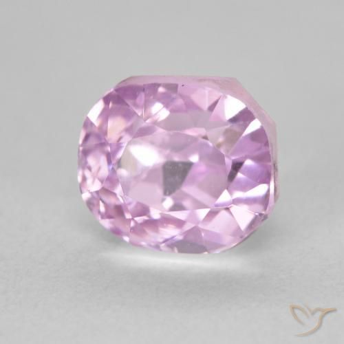 Kunzita Rosa bem claro Natural 2.39ct, Almofada, VVS