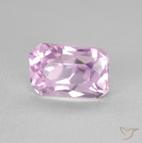 Kunzita roxo médio Natural 2.81ct, Corte Octógono / Esmeralda, VVS-VS