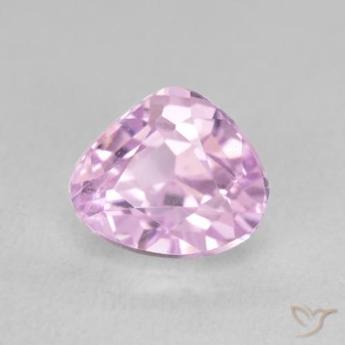 Kunzita roxo médio Natural 2.40ct, Formato de pêra, VVS-VS
