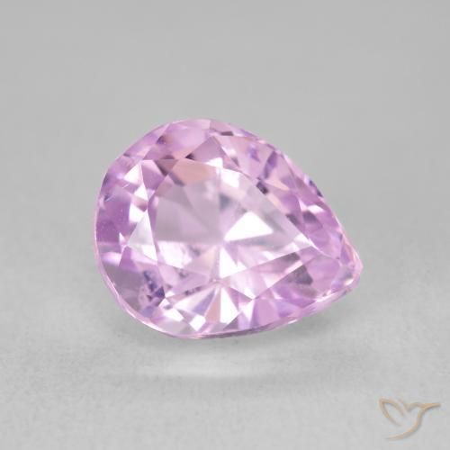 Kunzita roxo médio Natural 3.68ct, Formato de pêra, VVS-VS