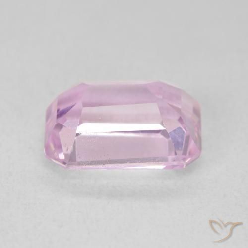 Kunzita Rosa Violeta Roxo Natural 2.98ct, Corte Octógono / Esmeralda, VVS-VS