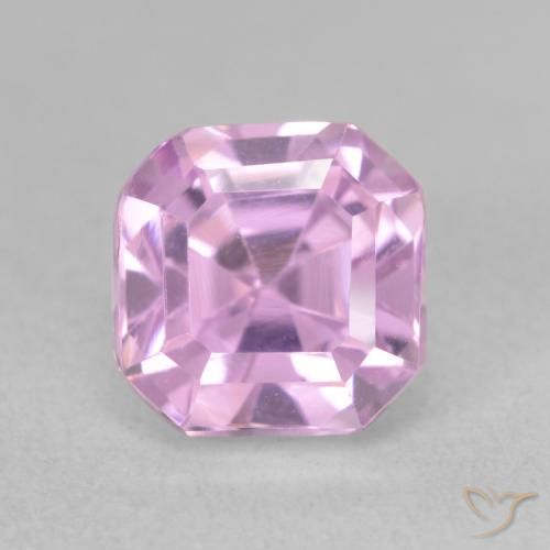 2.91ct Natural Rosa Violeta Roxo Kunzita, Corte Esmeralda, VVS-VS