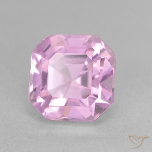 Kunzita Rosa Violeta Roxo Natural 2.91ct, Corte Octógono / Esmeralda, VVS-VS