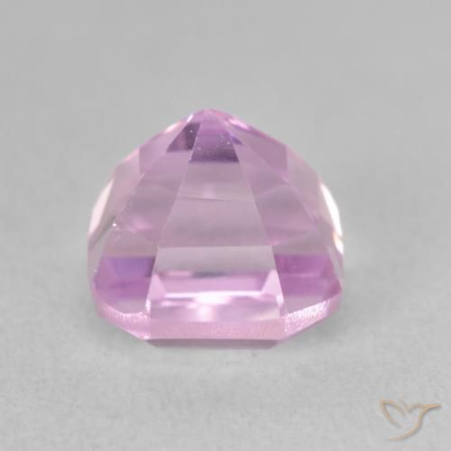 Kunzita Rosa Violeta Roxo Natural 2.91ct, Corte Octógono / Esmeralda, VVS-VS