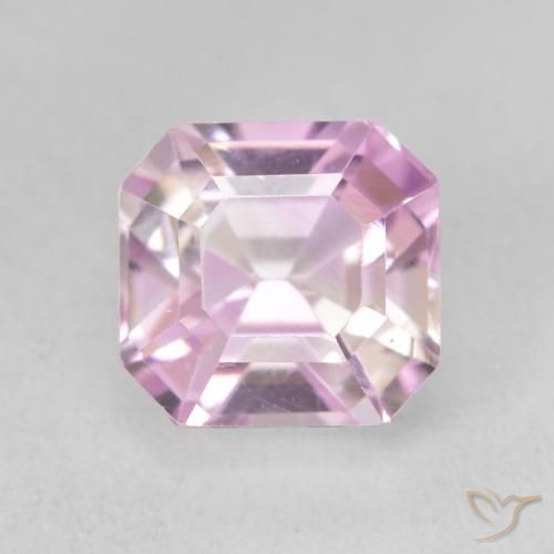 3.77ct Natural Luz roxa Kunzita, Corte Esmeralda, VVS-VS