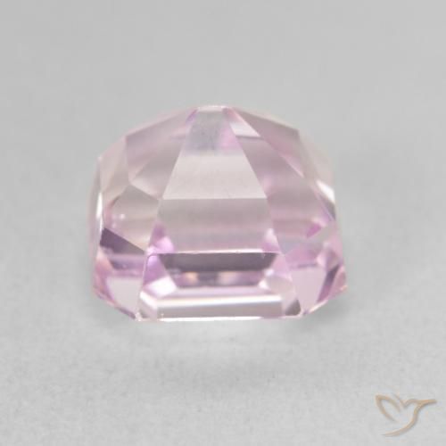 Kunzita Luz roxa Natural 3.77ct, Corte Octógono / Esmeralda, VVS-VS