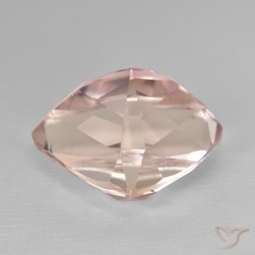 Kunzita Rosa Claro Rosa Natural 14.35ct, Trilhão, VVS-VS