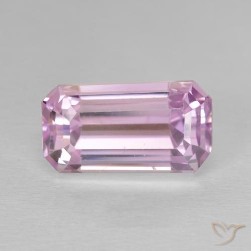 9.78ct Natural rosa médio Kunzita, Corte Esmeralda, VVS-VS