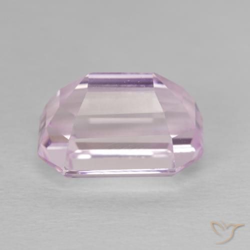 Kunzita Roxo Real Claro Rosa Natural 6.77ct, Corte Octógono / Esmeralda, VVS-VS