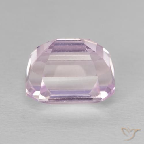 Kunzita Tom Rosa Cereja Natural 5.87ct, Corte Octógono / Esmeralda, VVS-VS