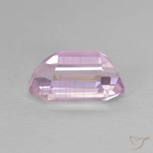 Kunzita rosa médio Natural 4.64ct, Corte Octógono / Esmeralda, VVS-VS