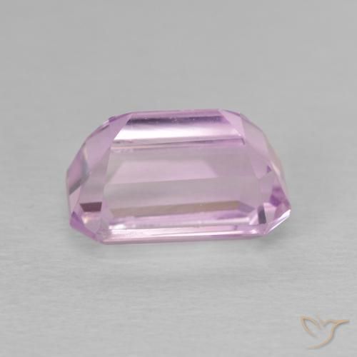 Kunzita rosa médio Natural 4.05ct, Corte Octógono / Esmeralda, VVS-VS