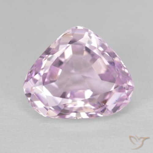 8.37ct Natural Roxo Rosa Kunzita, Formato de pêra, VVS-VS