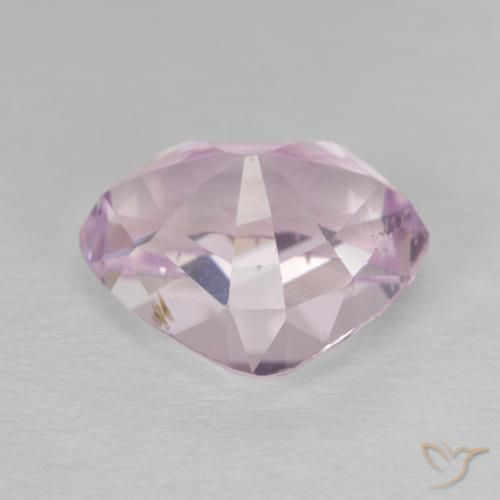 Kunzita Roxo Rosa Natural 8.37ct, Formato de pêra, VVS-VS