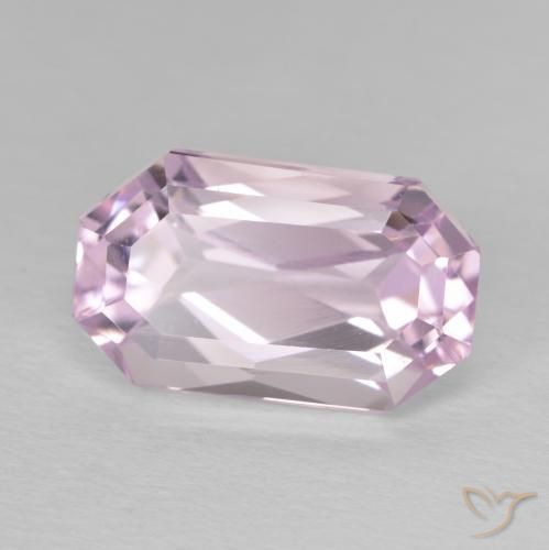 Kunzita Medium Light-Pink Natural 8.81ct, Corte Octógono / Esmeralda, VVS-VS