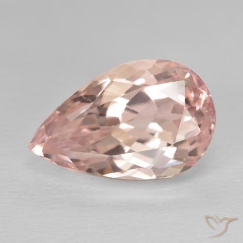 11.21ct Natural rosa médio Kunzita, Formato de pêra, VVS-VS