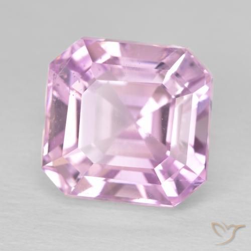 Kunzita Luz rosa Natural 8.13ct, Corte Octógono / Esmeralda, VS
