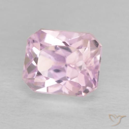 Kunzita Luz rosa Natural 1.71ct, Corte Octógono / Esmeralda, VS