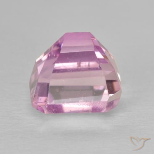Kunzita Luz rosa Natural 2.49ct, Corte Octógono / Esmeralda, VS