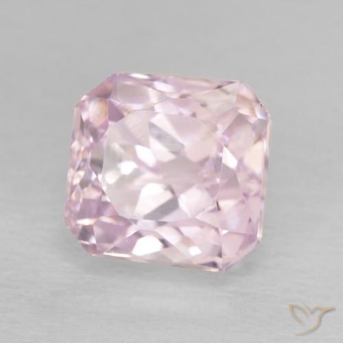 Kunzita Luz rosa Natural 2.48ct, Corte Octógono / Esmeralda, VS