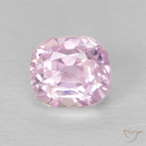 Kunzita rosa natural 1,45ct, corte esmeralda, VS