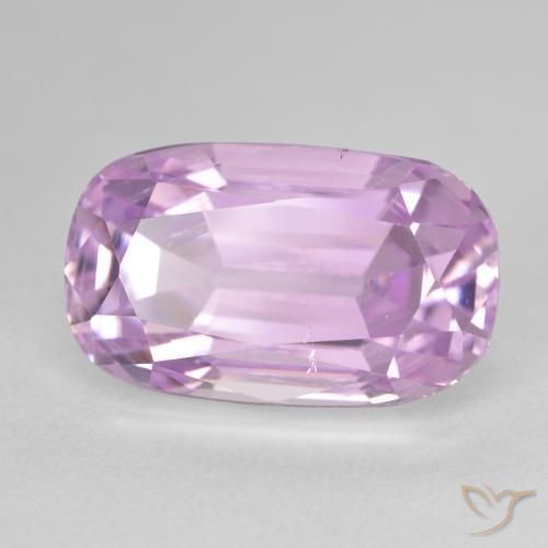 Kunzita Roxo Real Rosa Natural 18.08ct, Almofada, VS