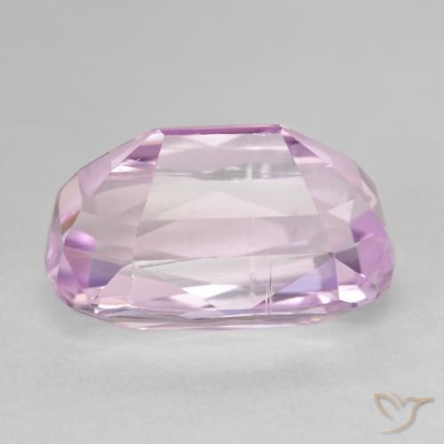 Kunzita Roxo Real Rosa Natural 18.08ct, Almofada, VS