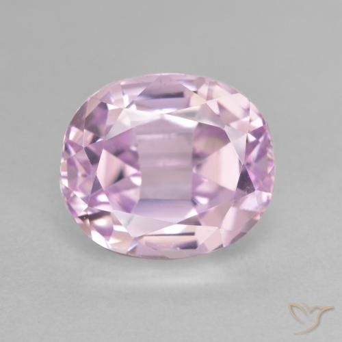 6.11ct Natural Luz rosa Kunzita, oval, VS