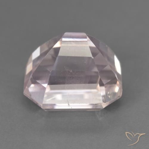 Kunzita Rosa Flamingo Natural 5.69ct, Corte Octógono / Esmeralda, VS