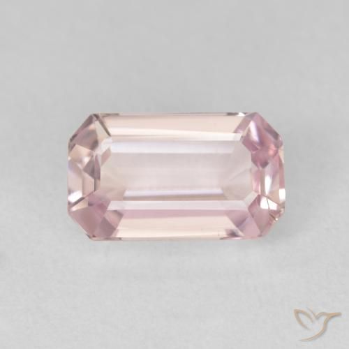 2.53ct Natural Rosa Claro Rosa Kunzita, Corte Esmeralda, VS