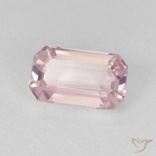 Kunzita Rosa Claro Rosa Natural 2.53ct, Corte Octógono / Esmeralda, VS