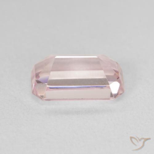 Kunzita Rosa Claro Rosa Natural 2.53ct, Corte Octógono / Esmeralda, VS