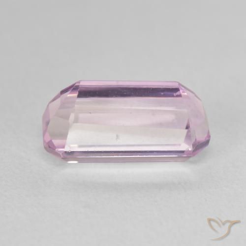 Kunzita Rosa chiclete Natural 3.79ct, Corte Octógono / Esmeralda, VS