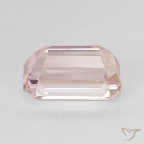 Kunzita Luz rosa Natural 5.94ct, Corte Octógono / Esmeralda, VVS